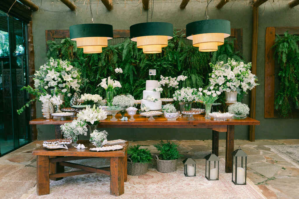 decoração de casamento simples e elegante