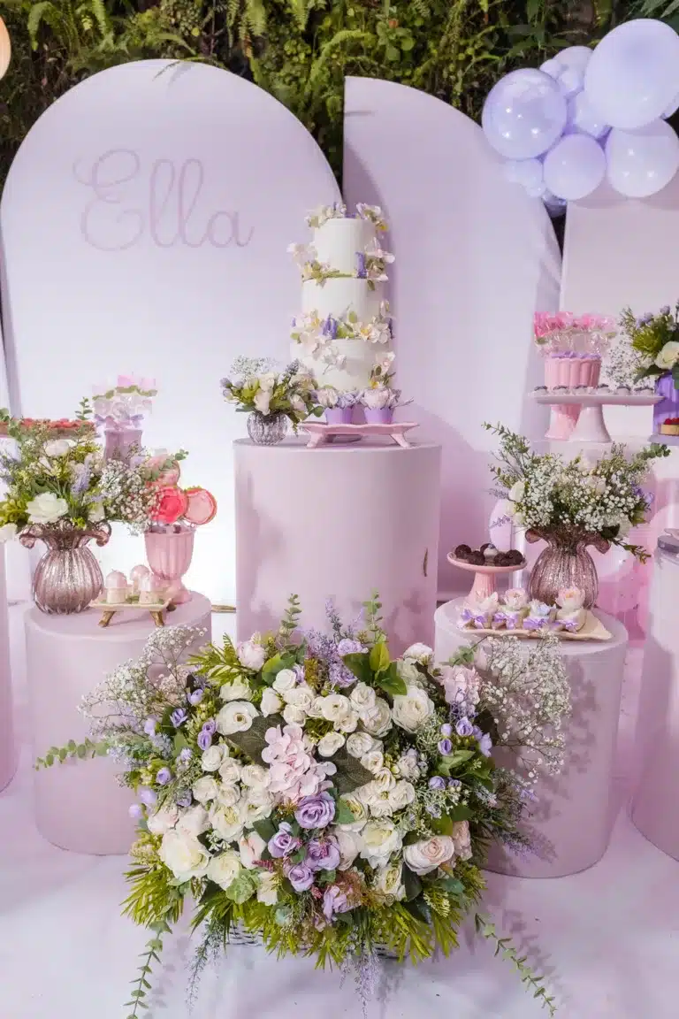 temas criativos para chá de fralda feminino