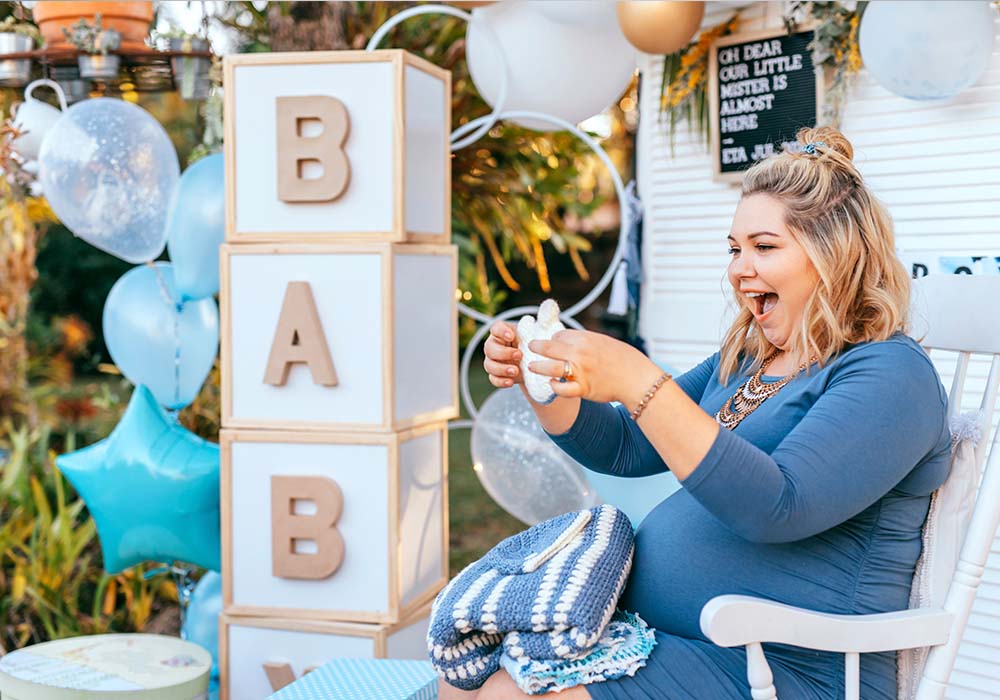 decoração chá de fralda boho chic vs jardim encantado