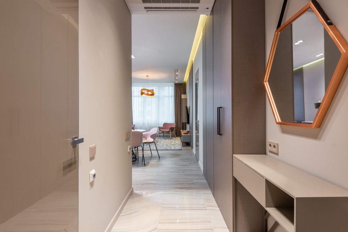 decoração de corredores modernos