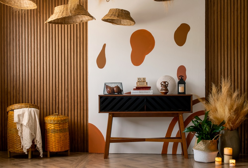 aparador suspenso ou com pés para corredor