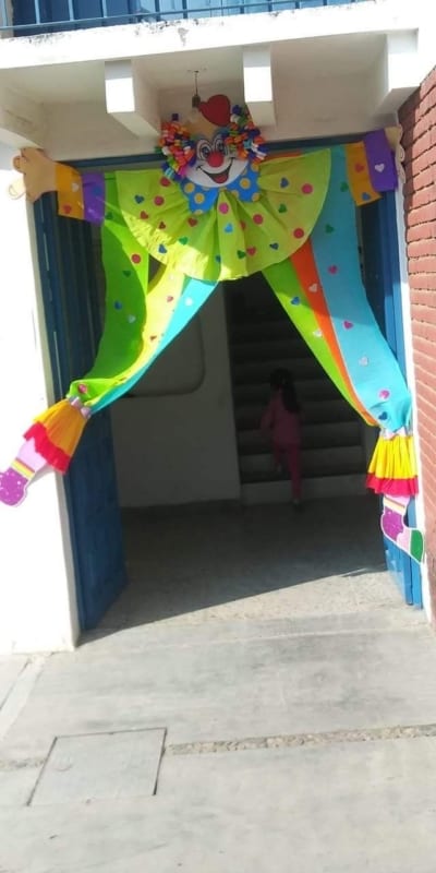 decoração temática escolar