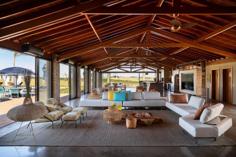 casa na cidade com jeitão de fazenda