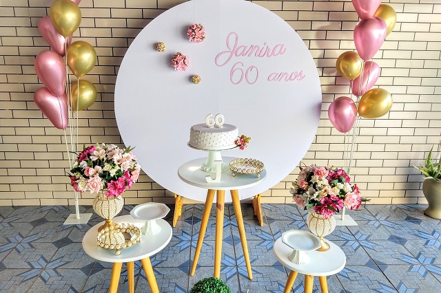 decoração 60 anos mulher