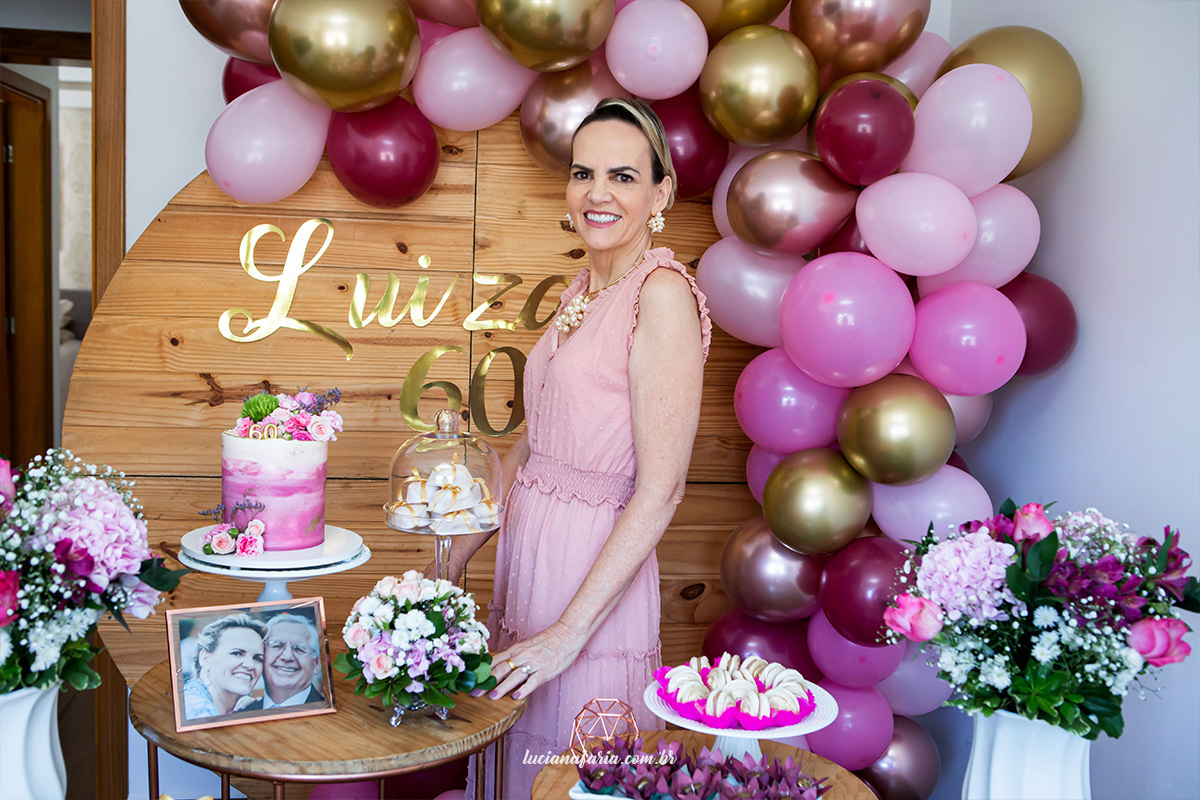festa de aniversário 60 anos feminina