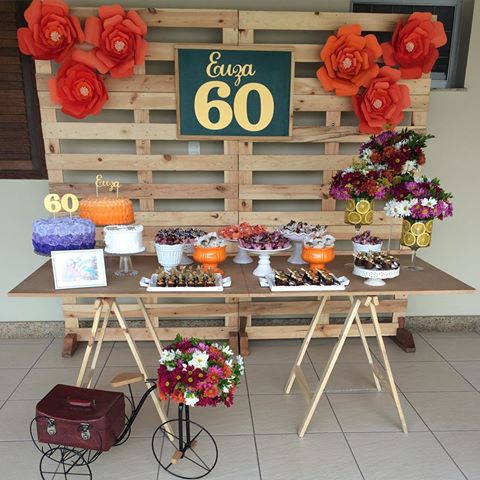 ideias decoração 60 anos
