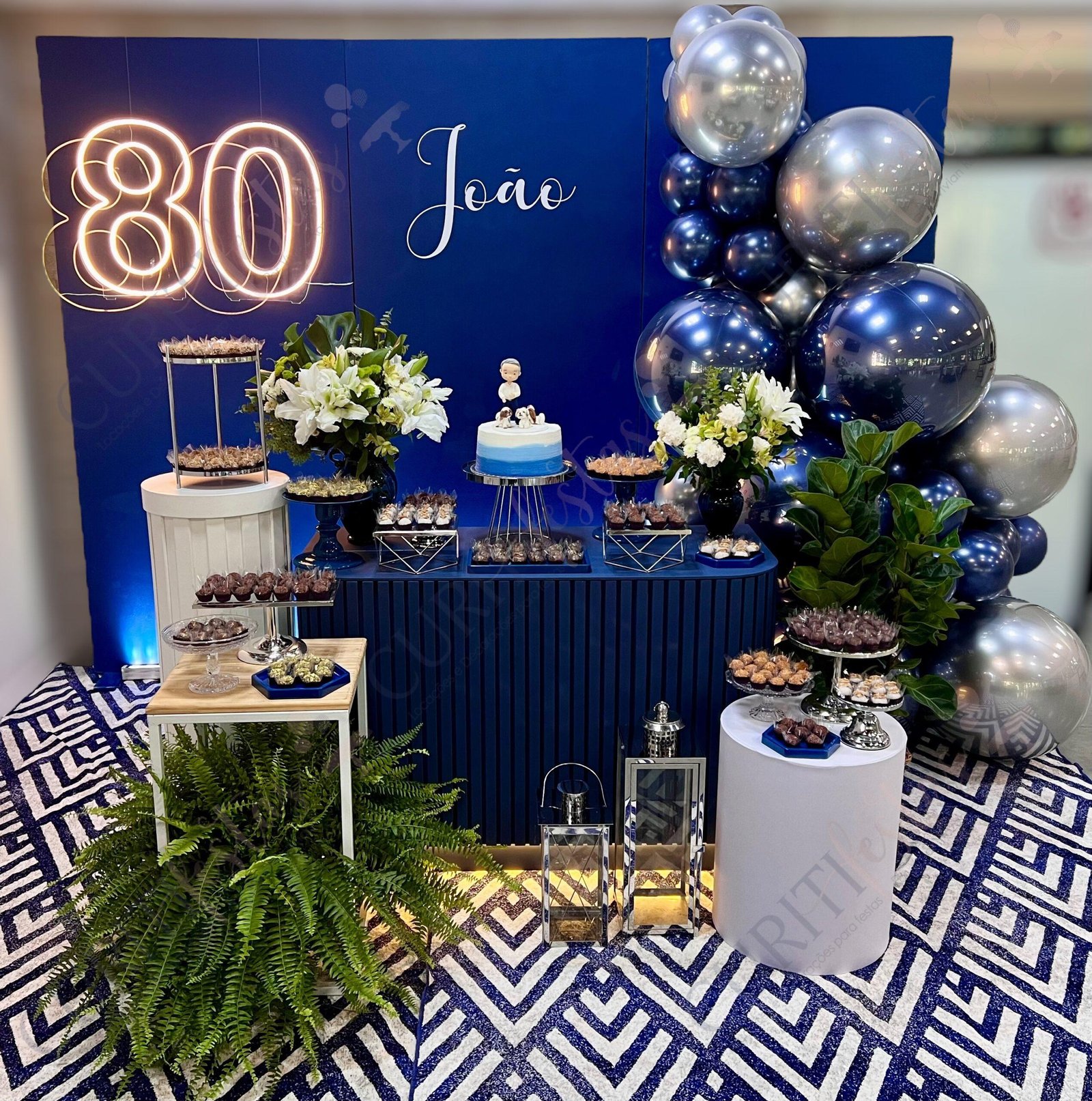 painel para festa 60 anos