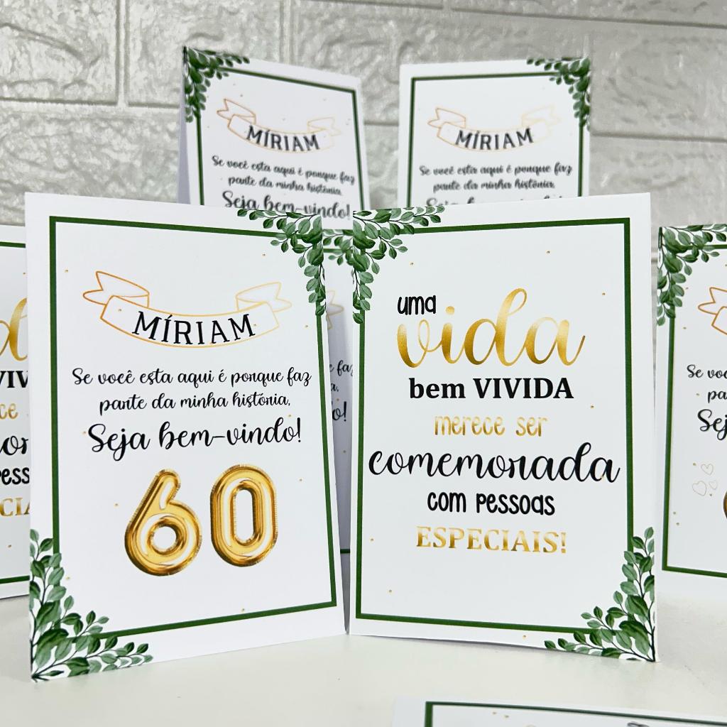 painel para festa 60 anos