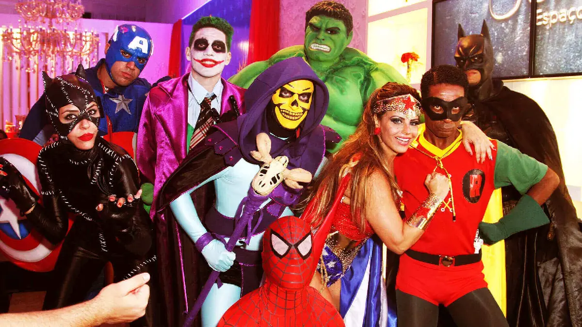 decoração de festa a fantasia tema livre