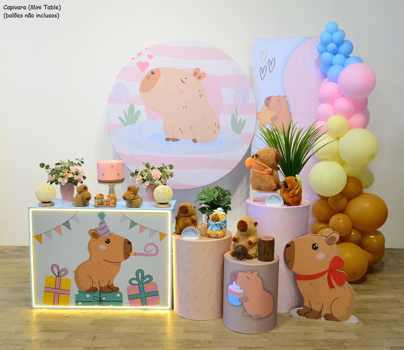 ideias criativas para festa de capivara