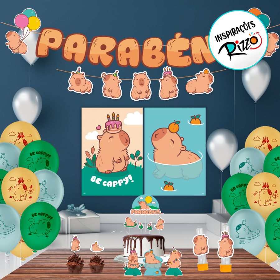 festa capivara vs festa tema animal