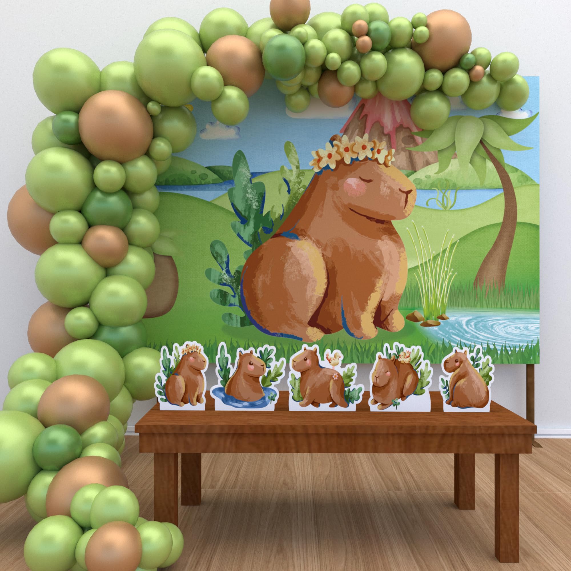 quanto custa uma decoração de festa capivara