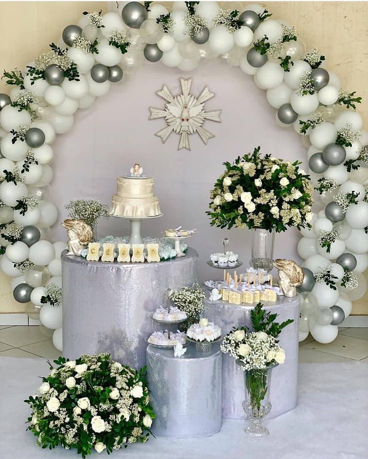 decoração batizado tema anjo