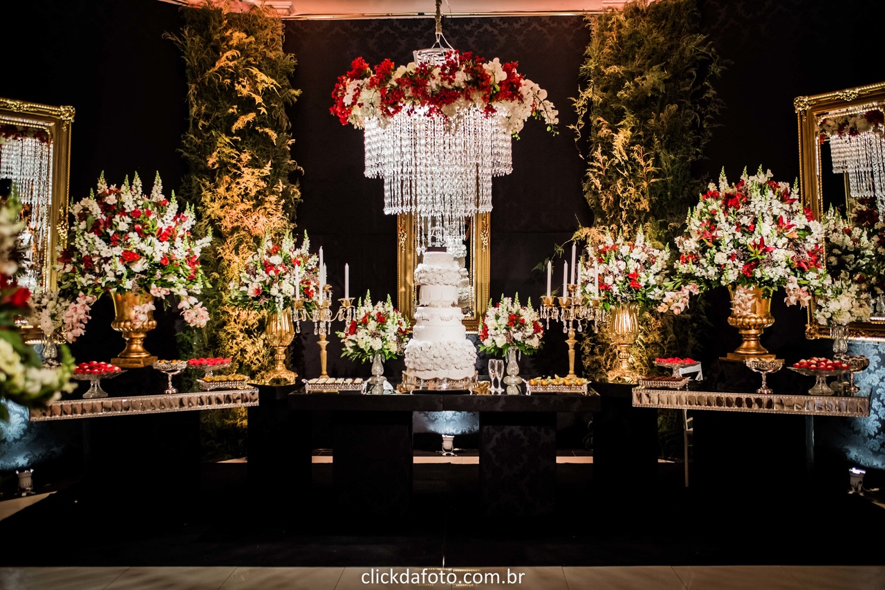 decoração de festa de casamento simples