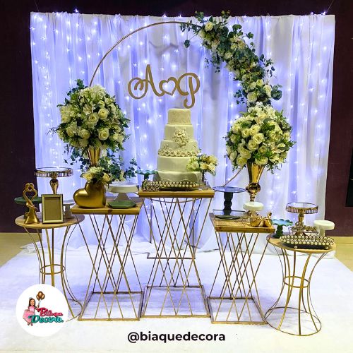 decoração de festa de casamento simples