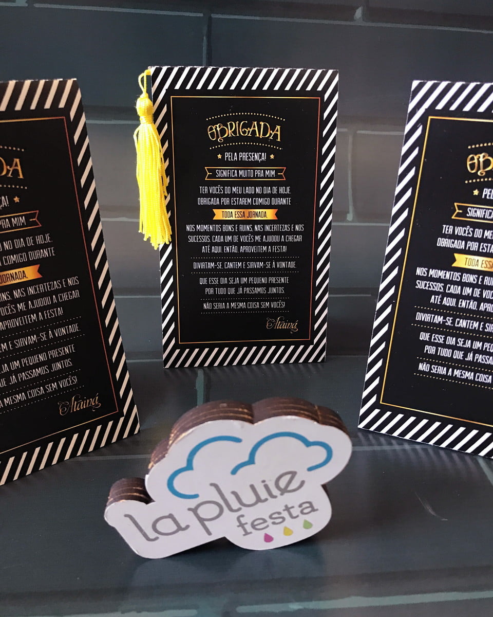 decoração formatura administração