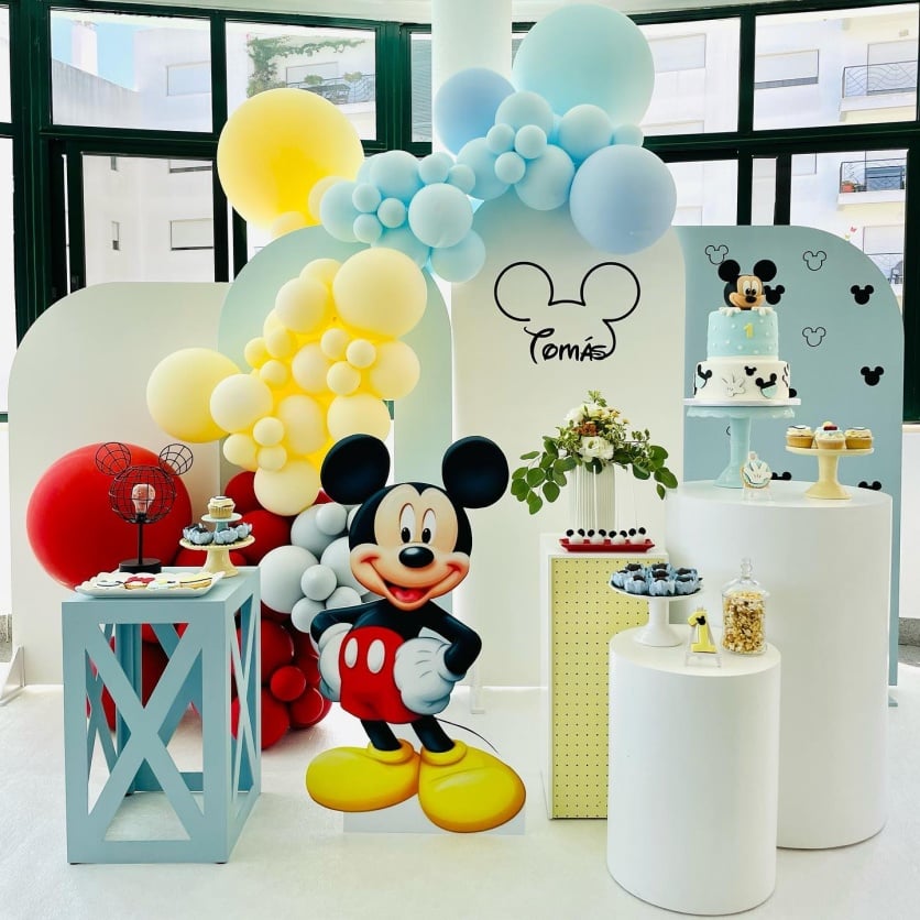 decoração festa menino 3 anos simples