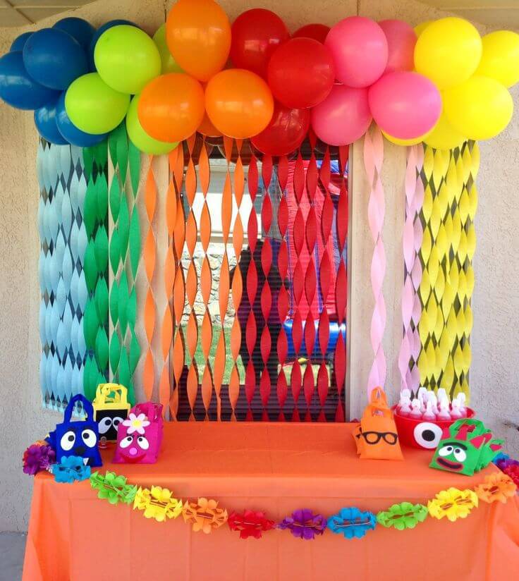 decoração festa pipa catavento infantil