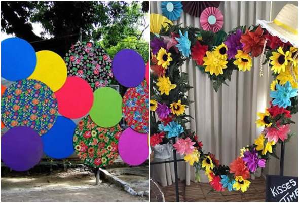 decoração de festa junina