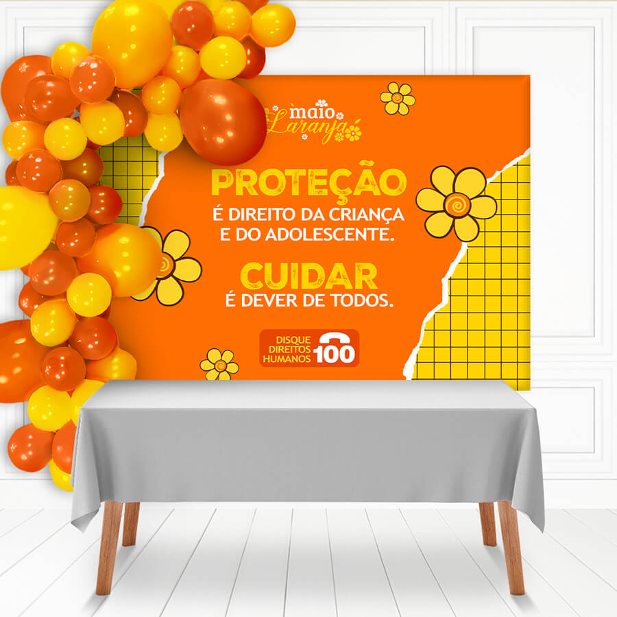 decoração festa junina laranja