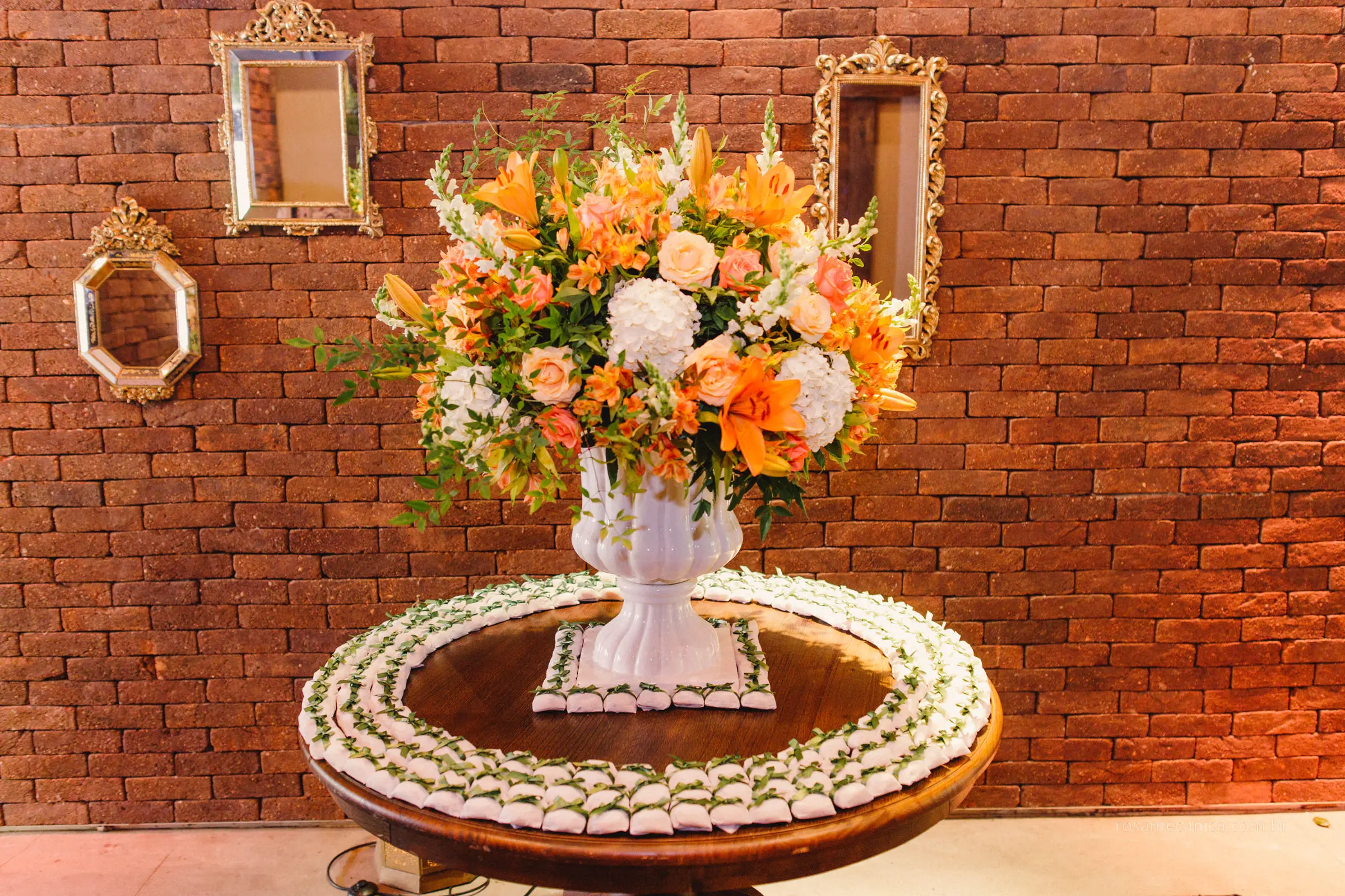 decoração festa 15 anos laranja
