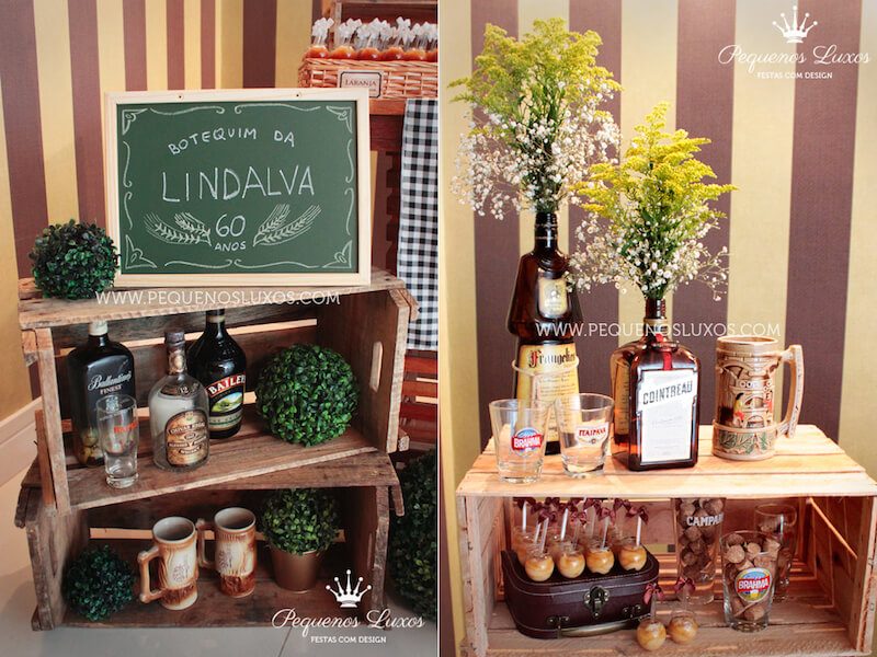 decoração boteco simples