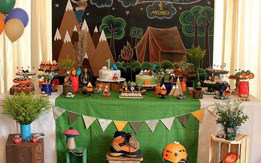 decoração de festa tema indio