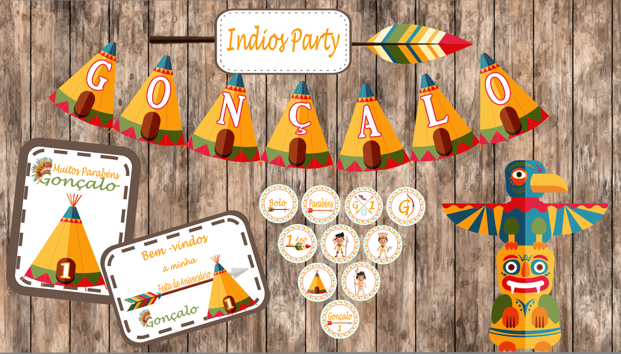 quanto custa decoração festa tema índio
