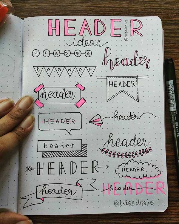 como decorar caderno simples