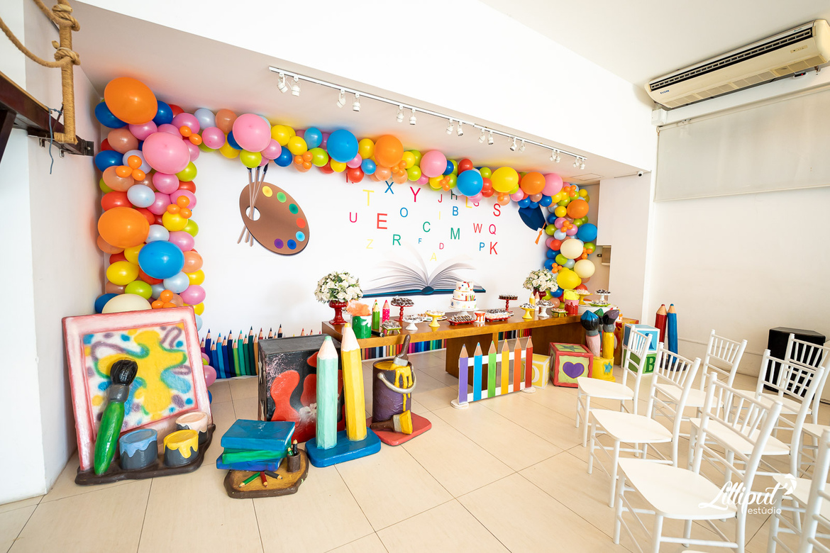 painel formatura infantil DIY