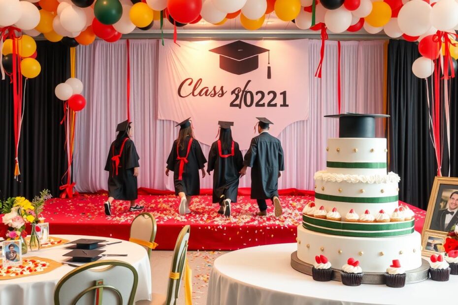 decoração de formatura ensino médio