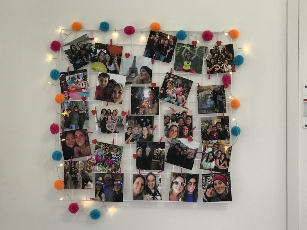 como decorar parede com fotos