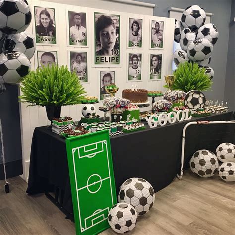 decoração festa futebol menino