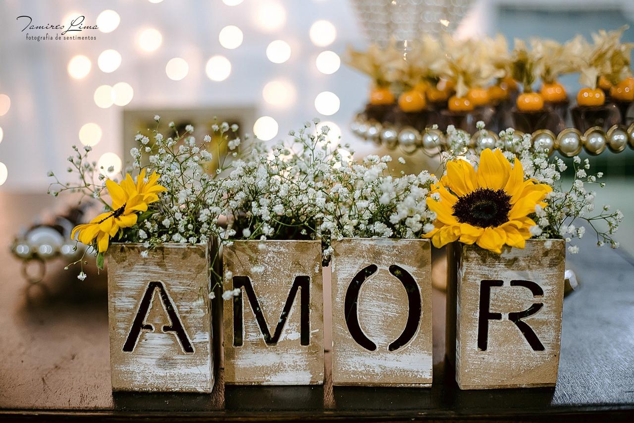 decoração girassol casamento