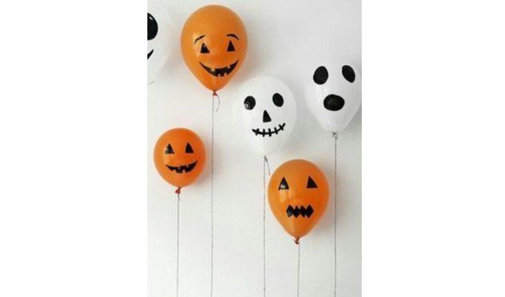Flores de papel crepom halloween