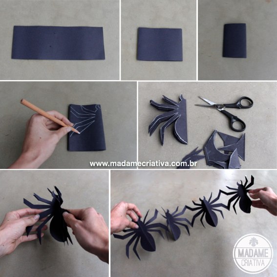 Fantasmas de papel crepom
