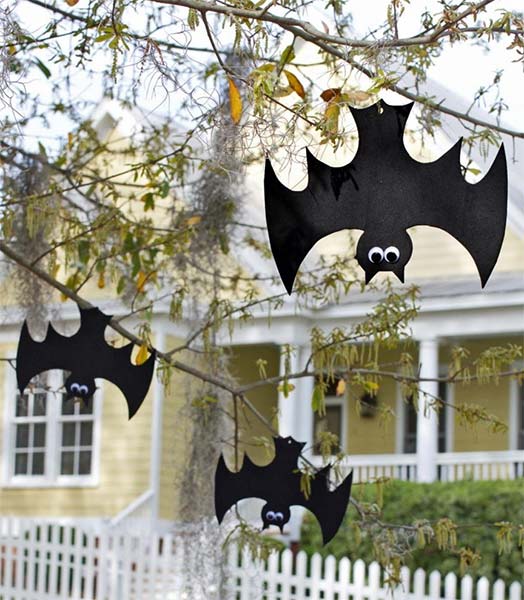 decoração de halloween na escola