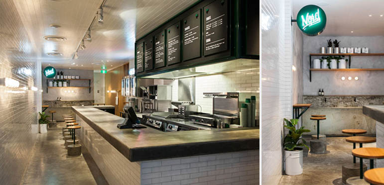 decoração de hamburgueria