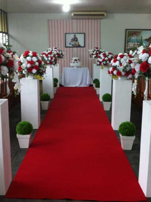 decoração igreja evangélica para casamento