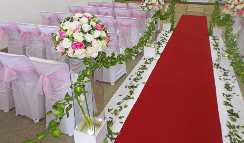 flores para casamento na igreja