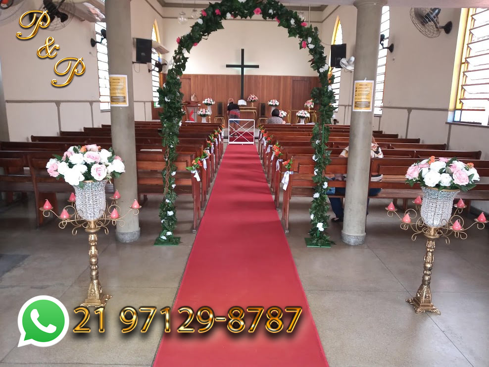 decoração igreja evangélica casamento