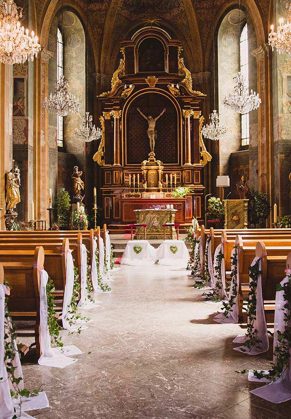 como decorar igreja para casamento