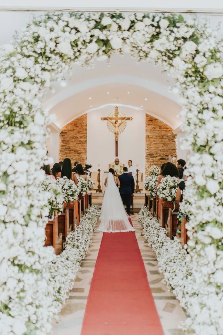 flores para casamento na igreja