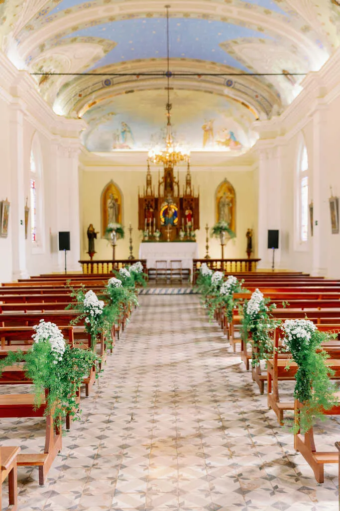 decoração igreja evangélica casamento