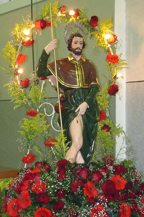 decoração de igreja para procissão