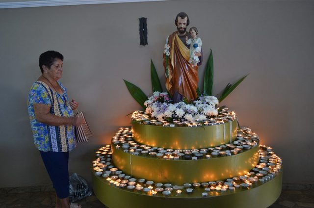 flores para festa de padroeira
