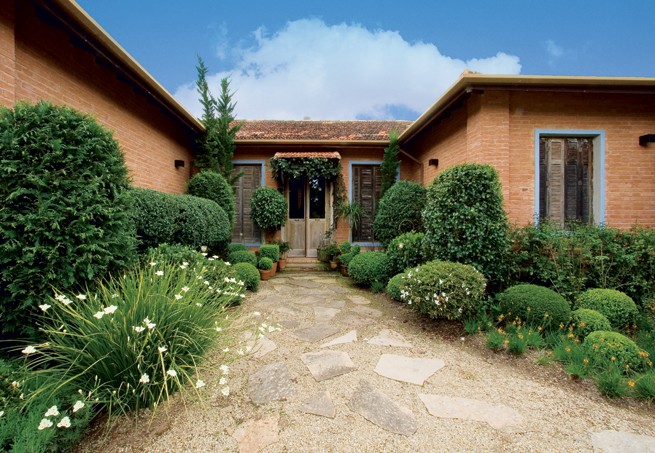 ideias de decoração de jardim com buxinho