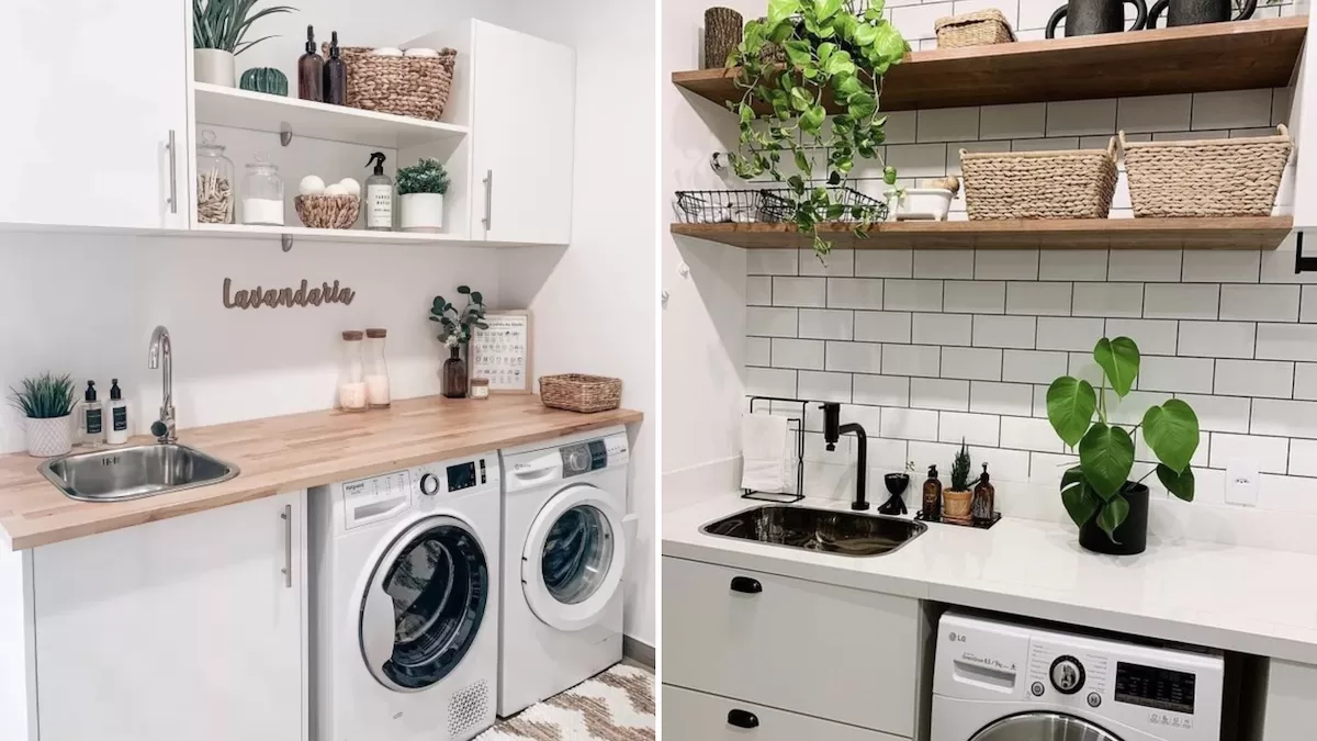 decoração de lavanderia