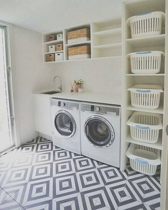 decoração de lavanderia