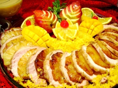lombo com farofa especial